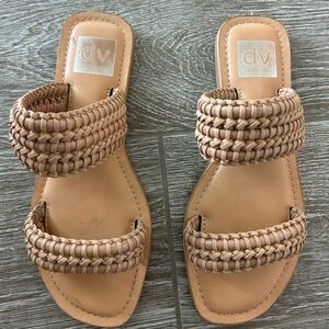 Dolce Vita Beige Braided Sandals
